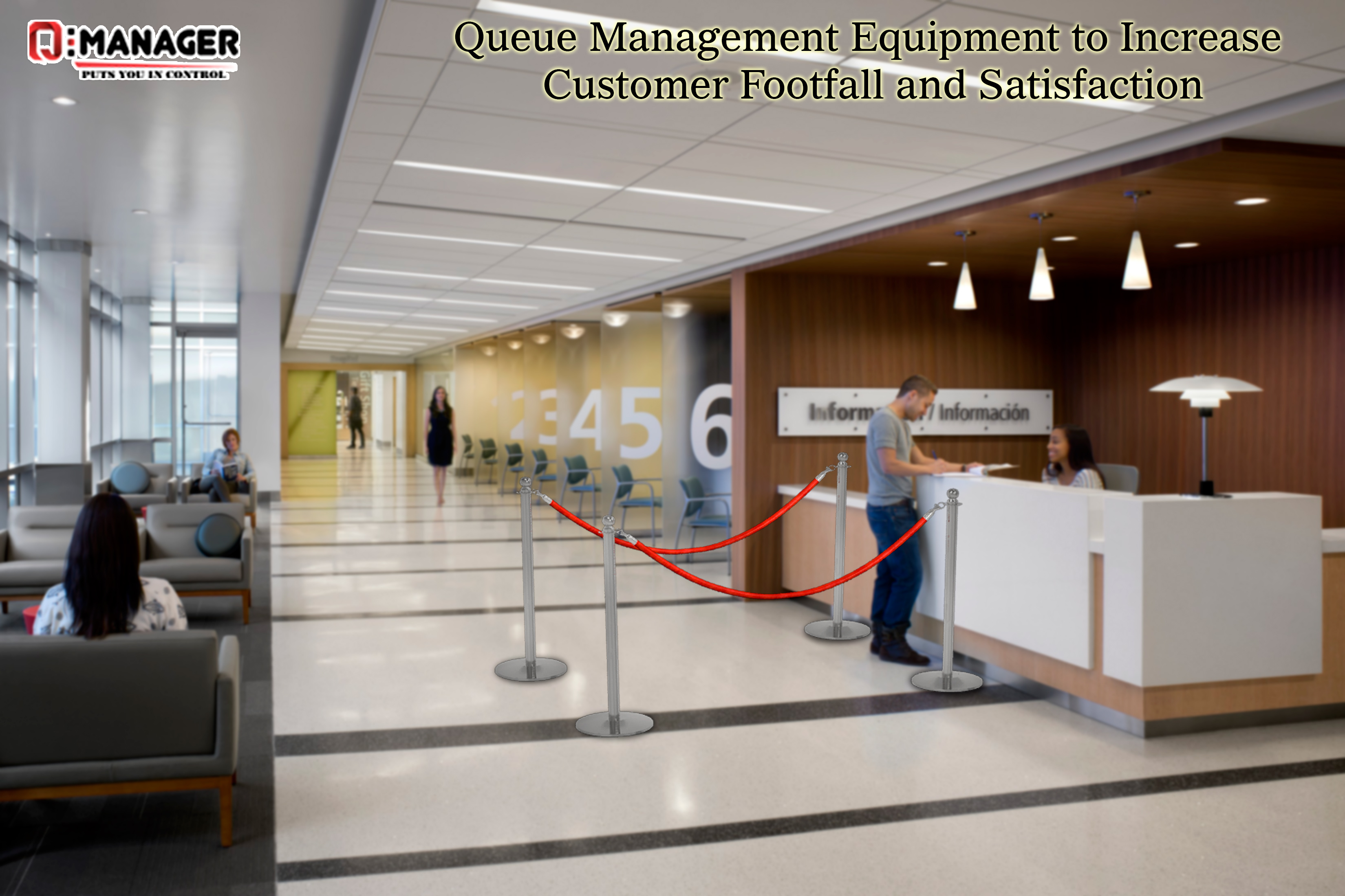 Queue Management Equipment to Increase Customer Footfall and Satisfaction