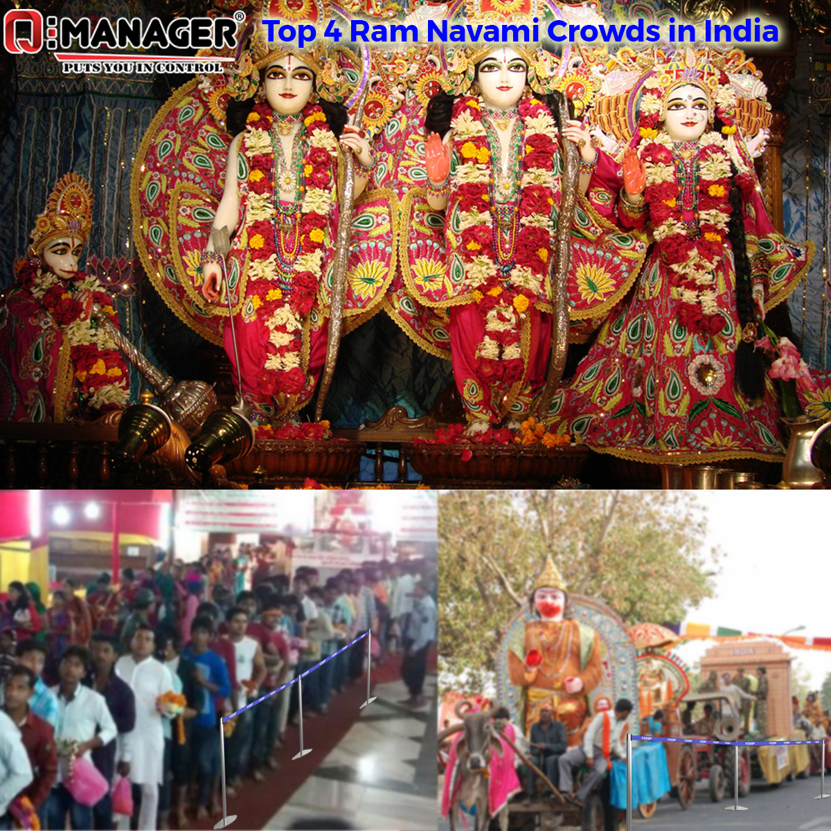 Top 4 Ram Navami Crowds in India