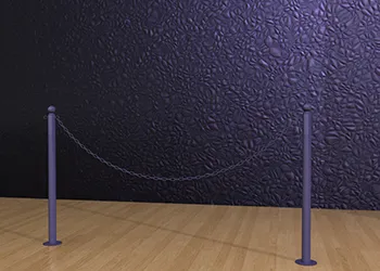 Chain Post - Floor Mount