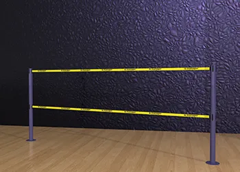 Double Belt Post - Floor Mount