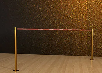 Belt-Post-Floor-Mount