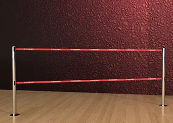 Double-Belt-Post-Floor-Mount