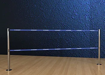 Double-Belt-Post-Floor-Mount