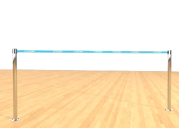 Belt Post - Floor Mount Cyan
