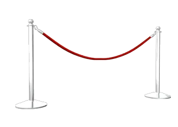 Rope Post Fiery Red