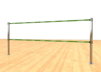 Double Belt Post - Floor Mount Green