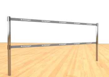 Double Belt Post - Floor Socket Custom Color