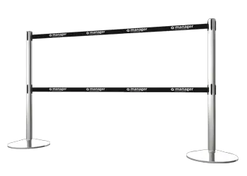 Double Belt Post black