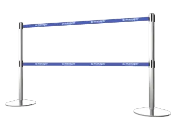 Double Belt Post Blue