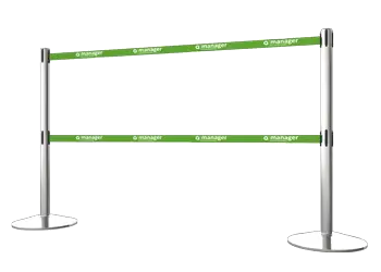 Double Belt Post Green