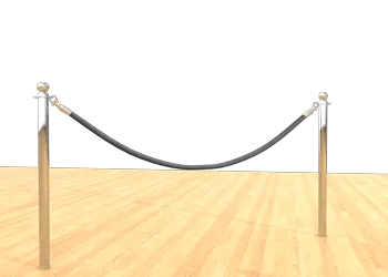 Rope Post - Floor Socket Custom Color
